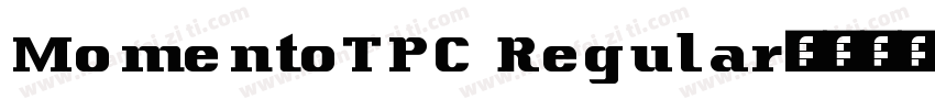 MomentoTPC Regular字体转换